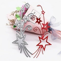 DIY Album Decor Star Ribbon – Art Deco Cutting Dies for Crafting 5.6×12.7cm