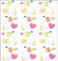 Mrs. Grossman’s STORK Baby Special Delivery Scrapbook Stickers 3 Strips