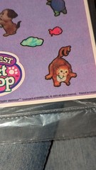 Vintage Littlest Pet Shop Reusable Stickers With Storyboard Lot Of 3 Packages
