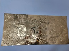 33 pcs Vintage Gold Foil Medallions Embossed Stickers Made in Japan Paper Crafts