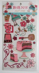 K & Company & Paper House Stickers, BoBunny rub-ons, Birthday/Baking Theme, Pick