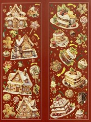 Christmas Stickers for Scrapbooks & Journals – Your Choice