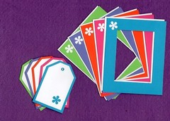 Funky Flower Frames and Tags scrapbooking paper piecing scrapbook cards