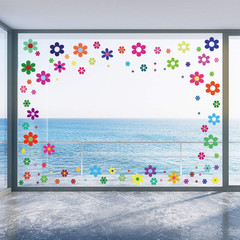 12 Sheets Daisy Stickers 96 Pcs Retro Hippie Flower Car Decals Self