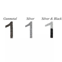 number 1 Sparkle Number Patch Patches on Alphabet Embroidery Clothes