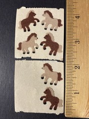 Vintage Fuzzy Horse Sandylion Sticker Scrapbook Planner Craft Stickers