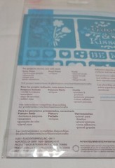 Adhesive Stencil Sheet – Martha Stewart – Valentine Theme – 14 Designs – 2011