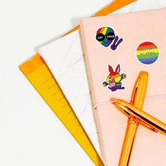 200 Pack Rainbow Pride Stickers LGBTQ Decals for Parties Laptops Water Bottles
