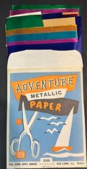 Vintage Craft Papers & Stencils Velour, Metallic, Transparency, Gummed, Day Glo