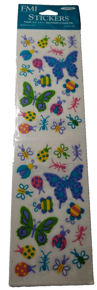 VTG New FMI Frances Meyer Garden Insects Ladybugs Ants Bug-A-Boo Butterfly Bugs