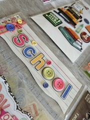 Sticker Lot SCHOOL Kids PreK Elementary Scrapbooking 3D Stickers Jolees RARE #65