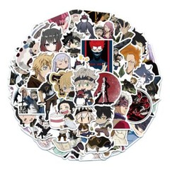 Black Clover Sticker Vinyl Decal Anime Manga Asta Magic Power Pack Lot 50pcs