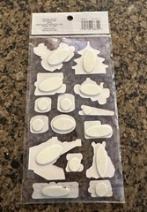 Recollections CHINA Dimensional Stickers 15 Pieces World Travel