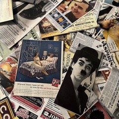 20+piece vintage style advertisement) Lot Junk Journal Ephemera