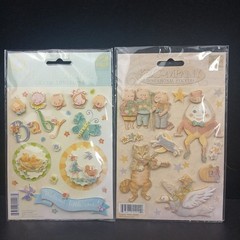 K&Company Dimensional Baby Child Sticker Lot Nursery Rhyme Unisex NEW