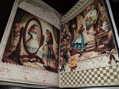 Beautiful Alice In Wonderland Junk Journals Scrapbook USA Seller