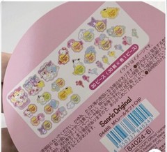 Sanrio Chupa Chups Sanrio Characters Sticker Pack Scrapbook Diary’s Kids Kawaii