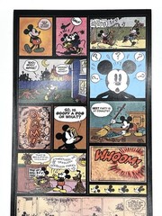 Retired Sandylion Disney Mickey Mouse Comic Stickers 5.5x12in. Minnie Pluto