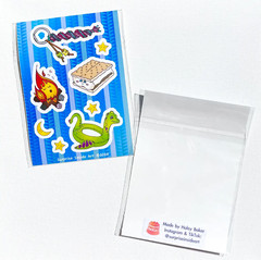 Lot of 5 Sticker Sheets: Summer Camp Friends, Vinyl & Water Resistant