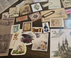 Storyteller Junk Journal Kit Paper Stickers Tags Book Books Stories Reading Read