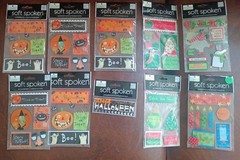 Soft Spoken Embellishments Lot Halloween Christmas by Me&My Big Ideas /684