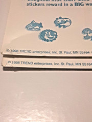 Vintage Lot of 5 New Sealed 1998 Trend Super spots Stickers