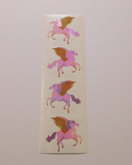Mrs. Grossman’s Stickers Lot of 1 (One) Strip ~Opal Pegasus~ 2004 RARE HTF