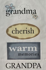 FAMILY Expressions Stickers(8pc) Element•Home•Grandpa•Grandma •Memories•Treasure