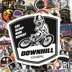 Mountain Bike Stickers – 50 Pcs 