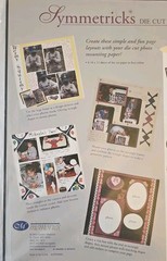 Creative Memories Symmetricks Die-cut Shapes Paper Scrapbook 10×12,NEW 8 Sheets