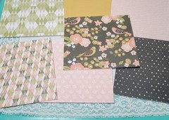 Papercraft Lot #1 – Build Your Stash – Peachy Evergreen Recollections – 30 Pcs.
