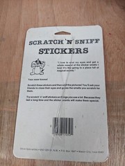 Vintage Worried Moodie Scratch And Sniff Stickers Dill Pickle Scented 1983 New