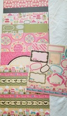 Reduced Nikki Sivils, My Little Shoebox, Adorn Family Scrapbook Stickers Diecuts