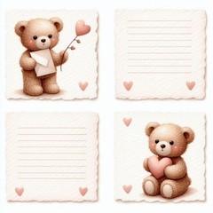 Cute Bear Journal Kit Junk Journal Kit Scrapbook Kit
