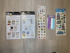 Scrapbooking Stickers Stencils craft supplies lot New Used, CREATIVE MEMORIES