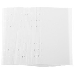 100Pcs Durable Double Sided Release Paper Sticker Book Pages for Binder Album