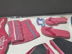American Girl Crafts EK Success Style Swimming Theme Bikini Flip Flops Towel