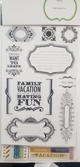 mambiSTICKS Flip Pack Vellum Stickers – OUR TRAVELS – 5 Sheets