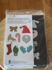 Little B Christmas Icons Holiday Dies Die cut Qty 8 Per Pack