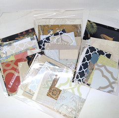 15pc Wallpaper Scraps Mixed Scrapbook Paper Pack Junk Journaling Cards Glue Book