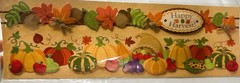 9 Packages Fall Stickers 1 Used Spool of Ribbon Scarecrow Pumpkins Acorns Leaf’s