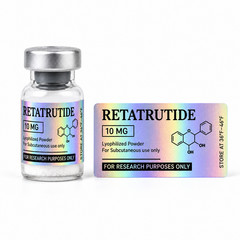 Customizable Holographic Peptide Vial Labels for 3ml Vials- Set of 20 labels!
