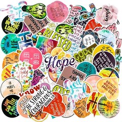 Faith Verse Stickers: 100 Inspirational Waterproof Decals for Stylish Journaling