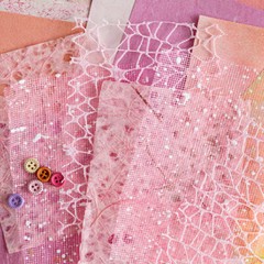 26Pcs DIY Diary Decor Accessories Handmade Scrapbook Paper Craft Textured Paper.