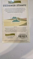 Echo Park Designer Stamps LETS CELEBRATE BIRTHDAY Scrapbooking Clear Acrylic NEW