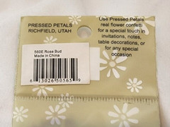 NEVER OPENED- 20yrs OLD! Pressed Petal Flower Confetti Scrapbooking – «Rose Bud»