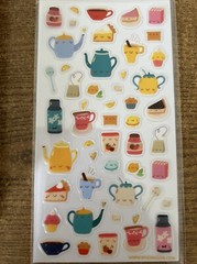 Stickii Club Teatime Stickers Sheet (Unknown Artist)