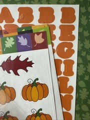 New Seasons Scrapbooking papers and stickers – Autumn/Fall theme