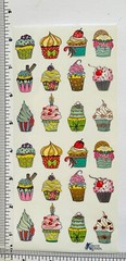 Violette Stickers Cupcake Fun Birthday Party Crafts Planner Supply Scrapbook