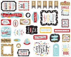 1 Pack of Echo Park Paper REMEMBER THE MAGIC Ephemera Pieces (REM208024)